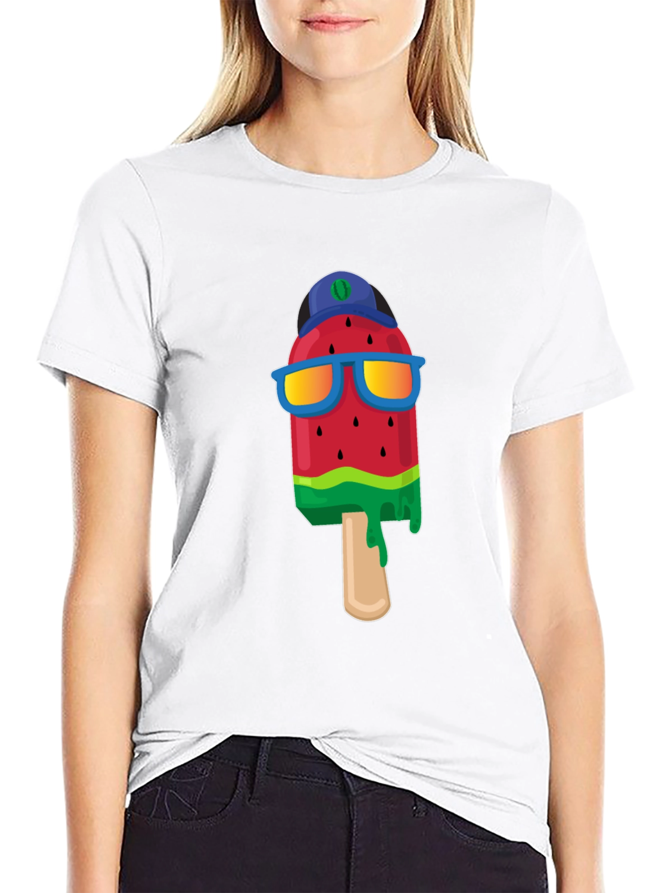 Cool Watermelon Popsicle Graphic Tee