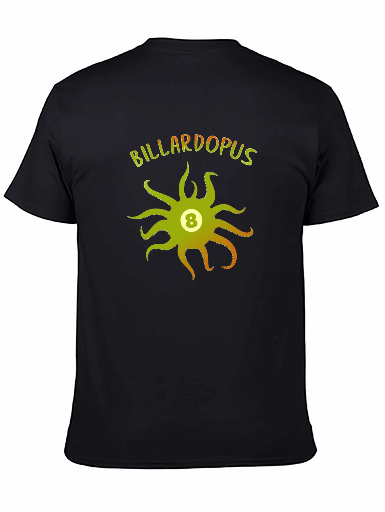 Billardopus T-Shirt - Octopus 8 Ball Graphic Tee
