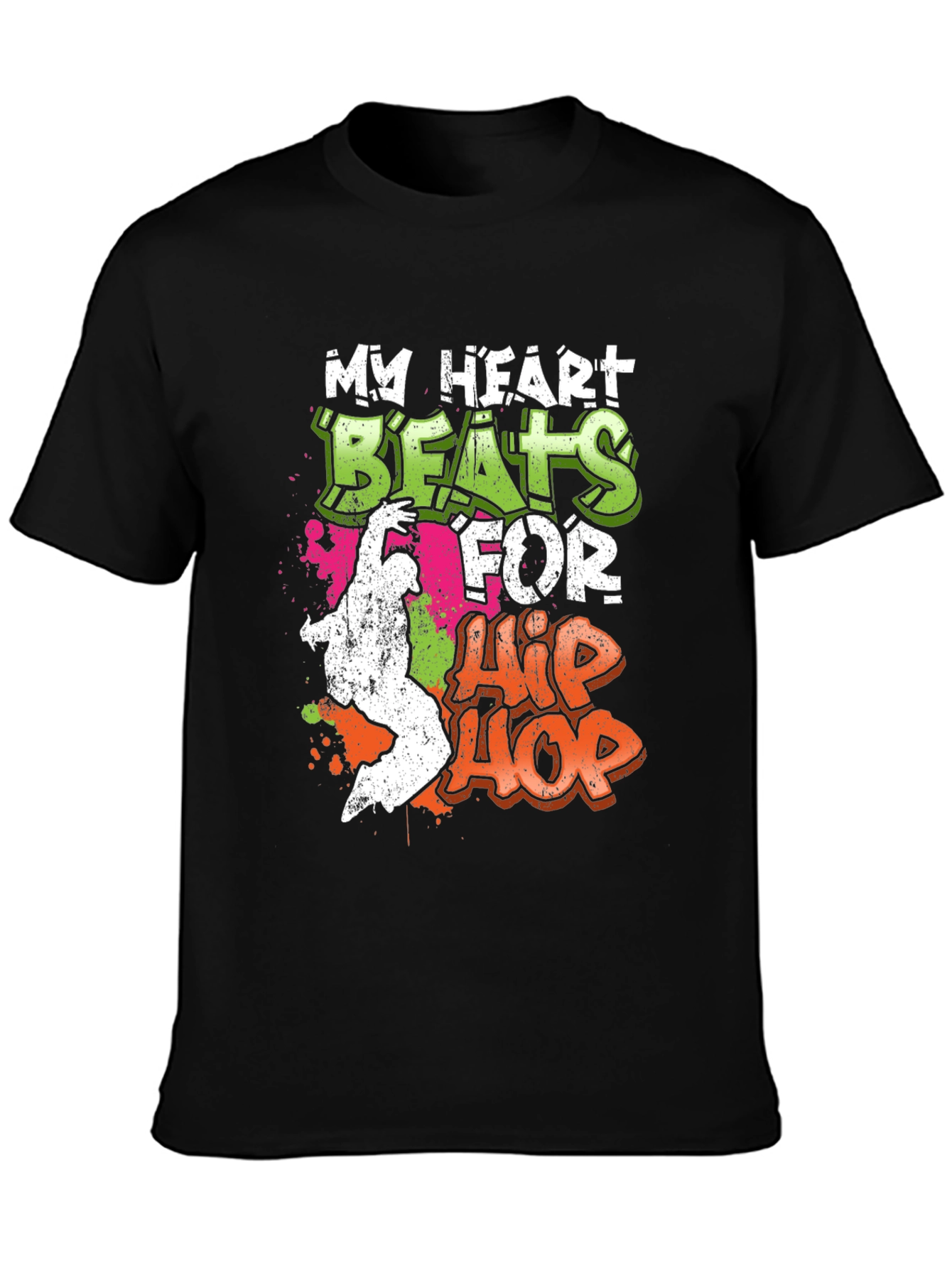 My Heart Beats for Hip Hop Graphic T-Shirt