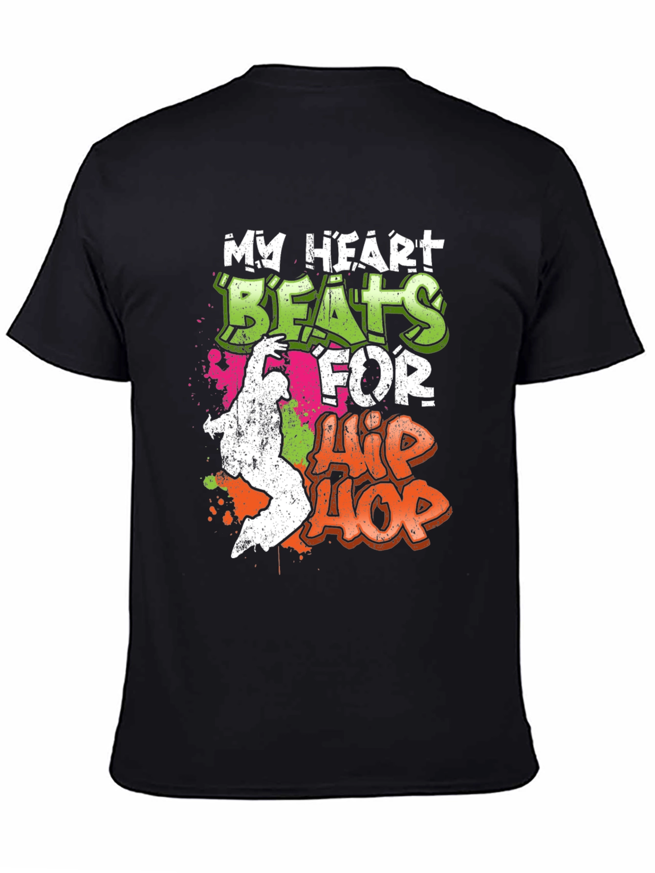 My Heart Beats for Hip Hop Graphic T-Shirt