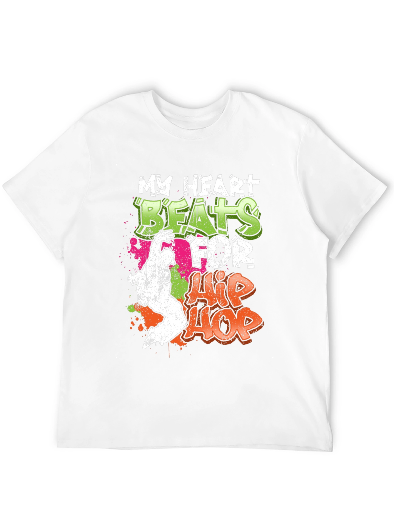 My Heart Beats for Hip Hop Graphic T-Shirt