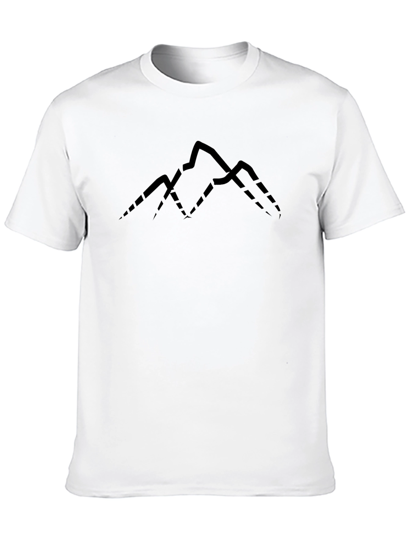 Mens Black Mountain Graphic Tee - Adventure Ready