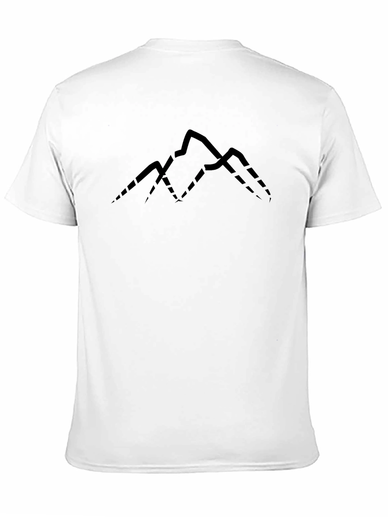 Mens Black Mountain Graphic Tee - Adventure Ready