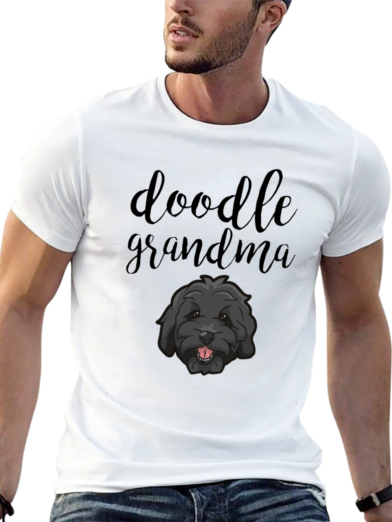 Doodle Grandma T-Shirt - Cute Dog Lover Tee