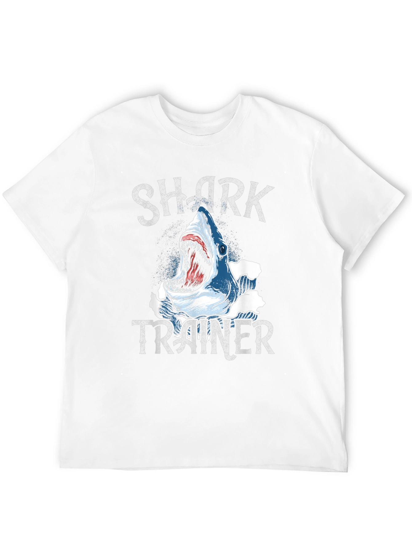 Shark Trainer Graphic T-Shirt - Black Cotton Tee