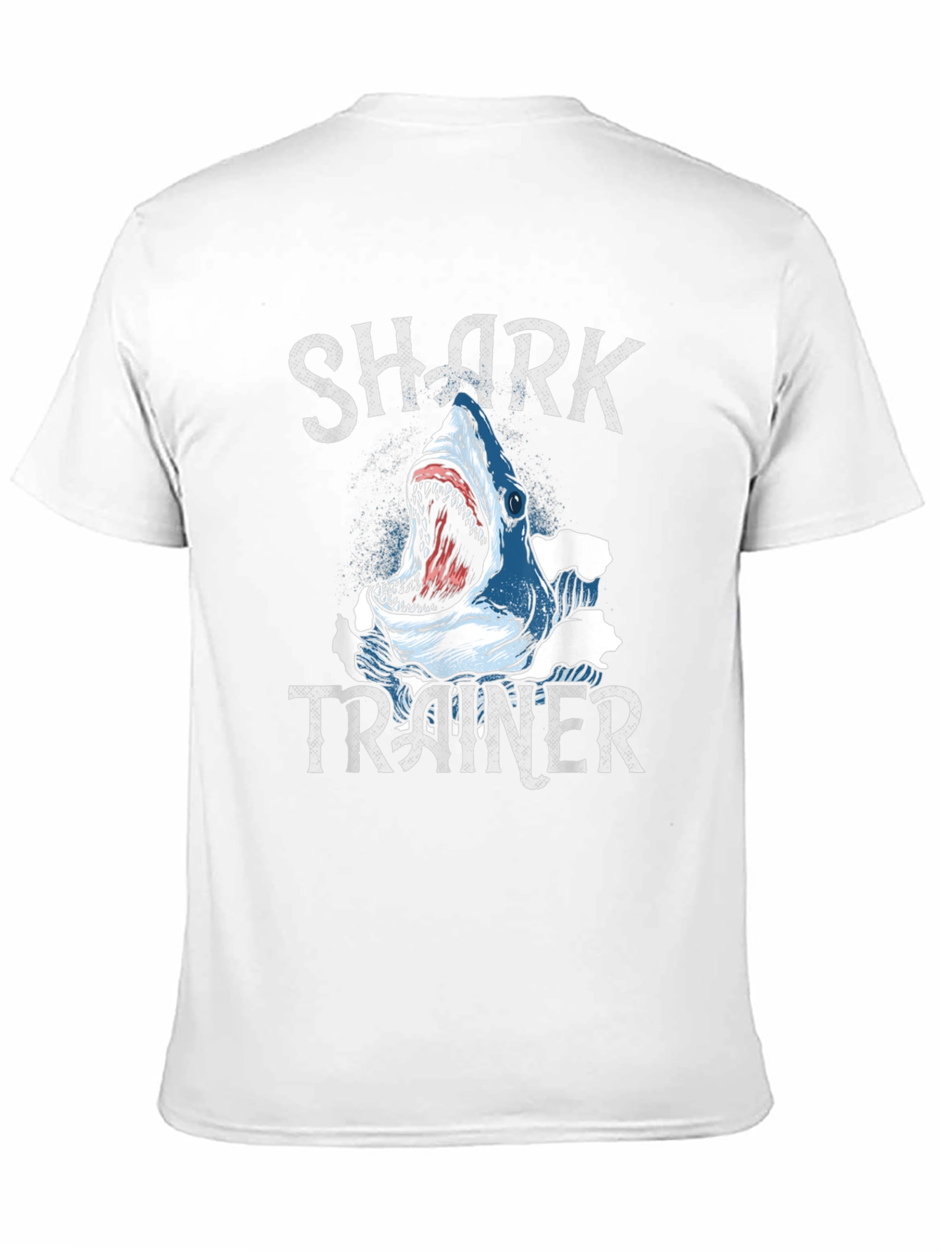 Shark Trainer Graphic T-Shirt - Black Cotton Tee