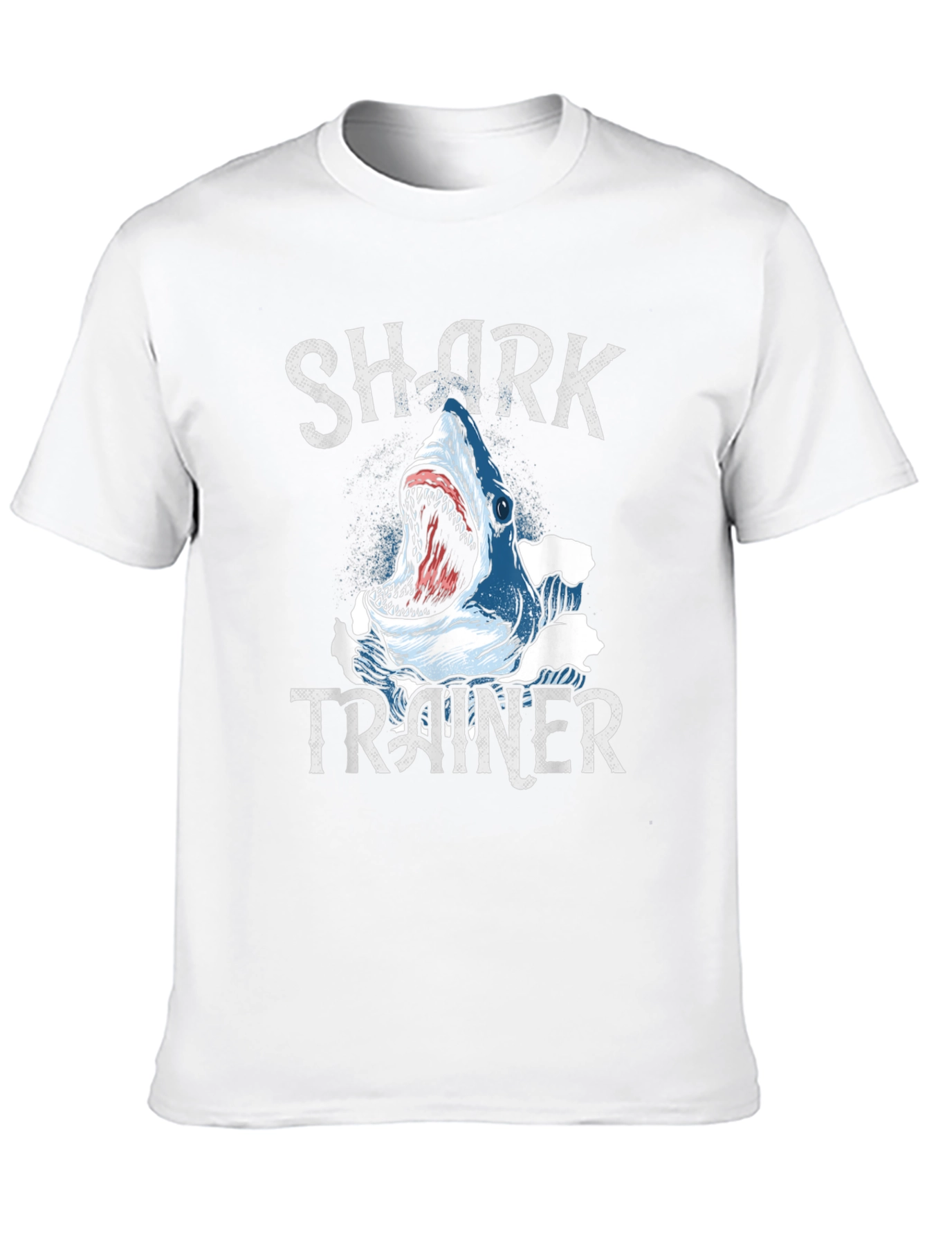 Shark Trainer Graphic T-Shirt - Black Cotton Tee
