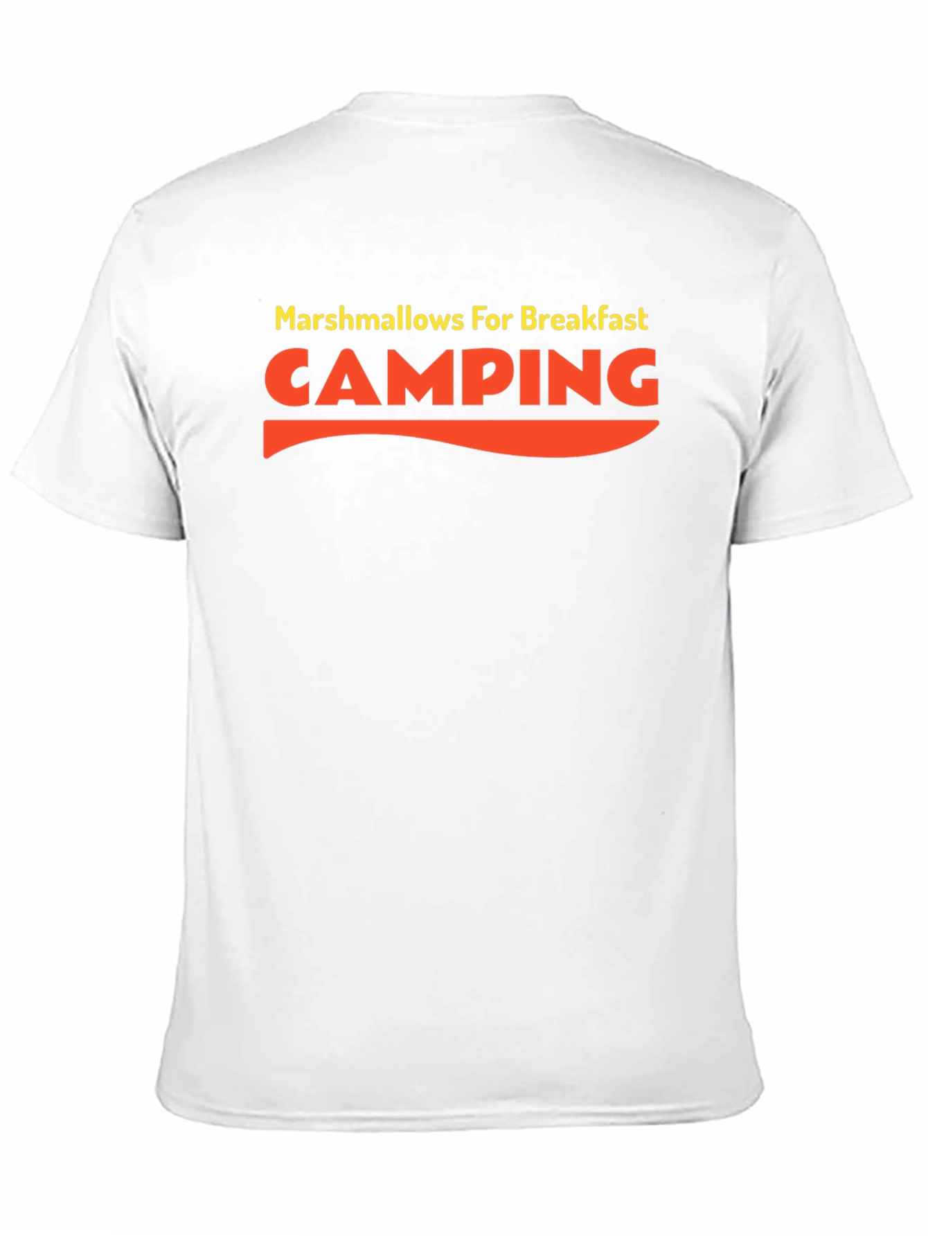 Camping Marshmallow Breakfast Graphic T-Shirt
