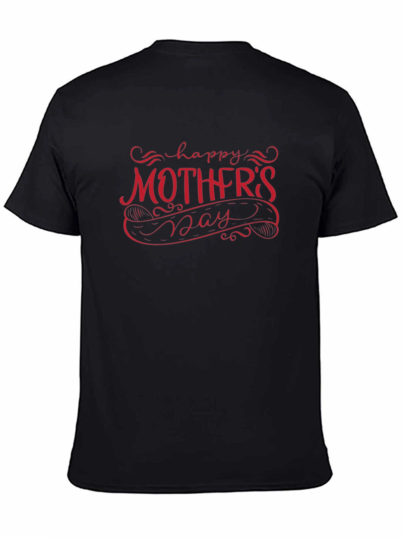 Happy Mothers Day Black T-Shirt