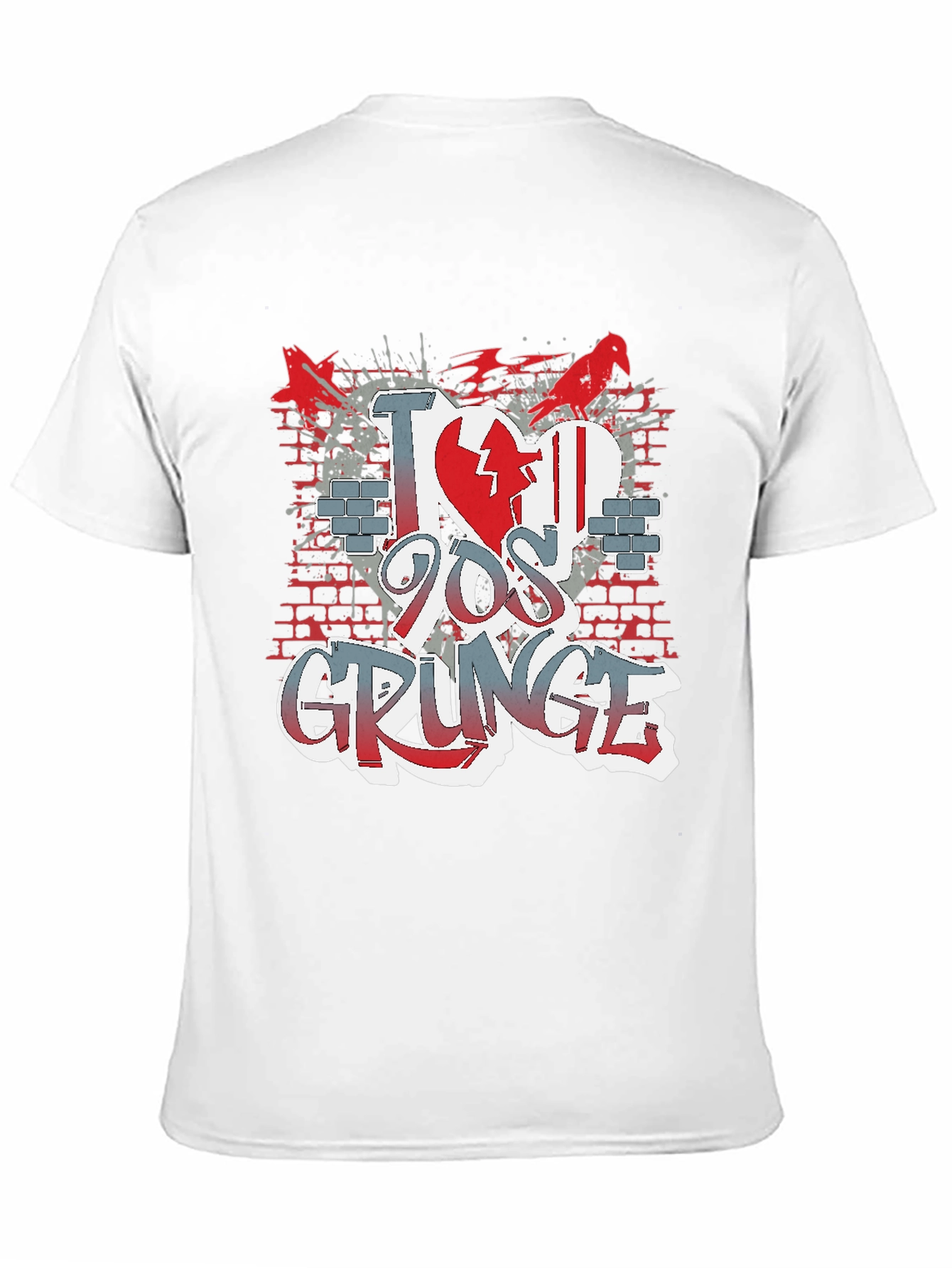 I Love 90s Grunge Graphic T-Shirt