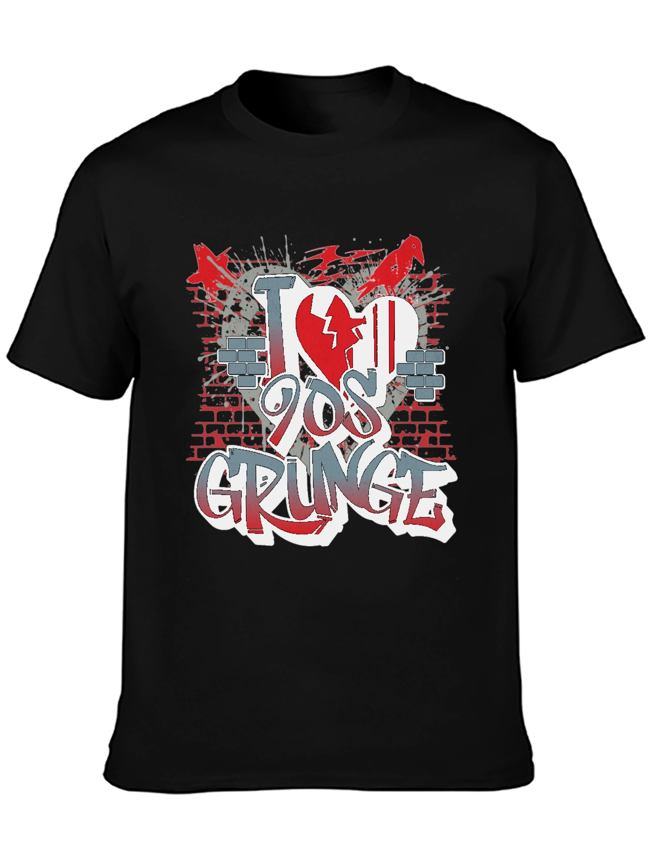 I Love 90s Grunge Graphic T-Shirt