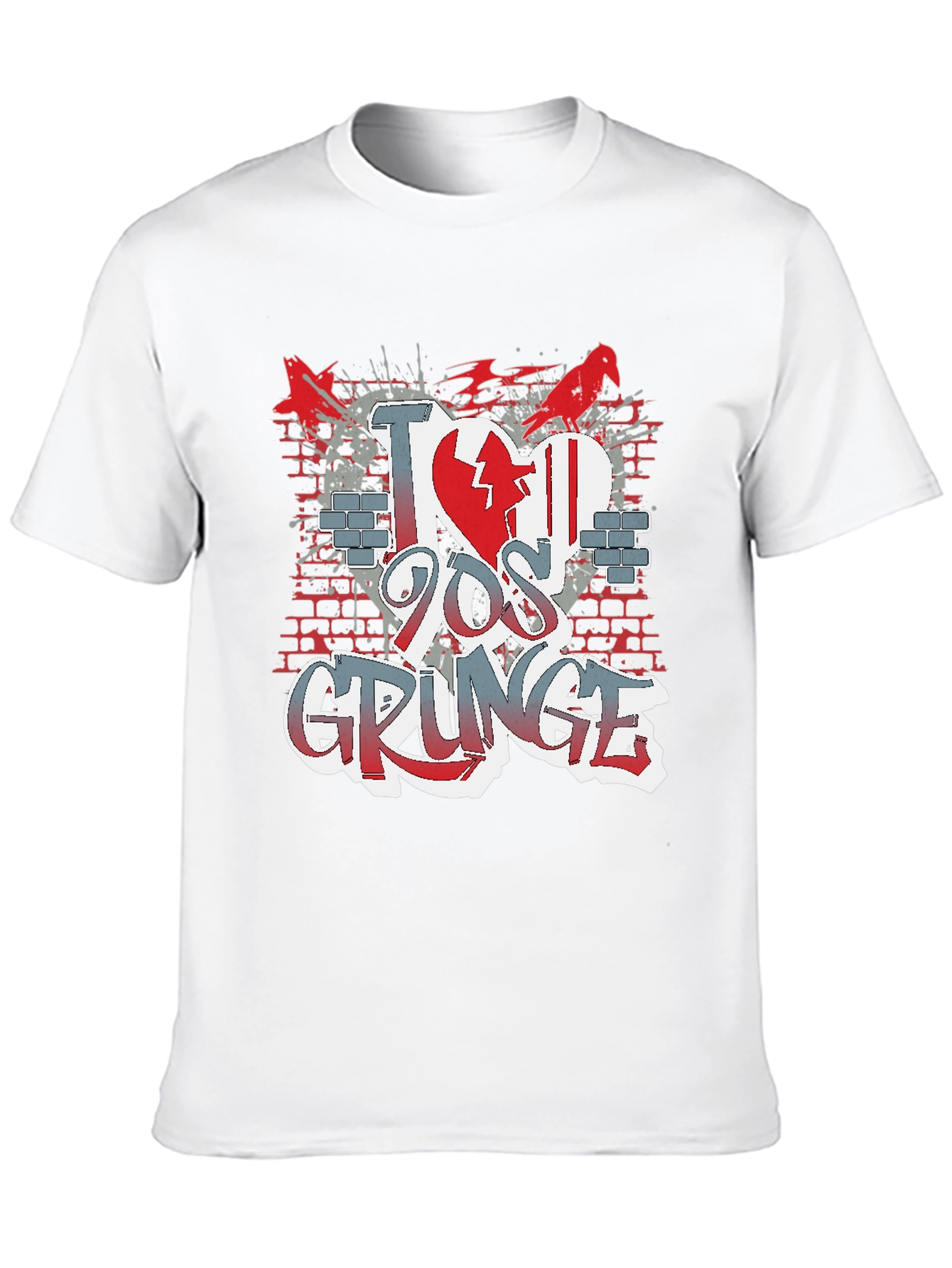 I Love 90s Grunge Graphic T-Shirt