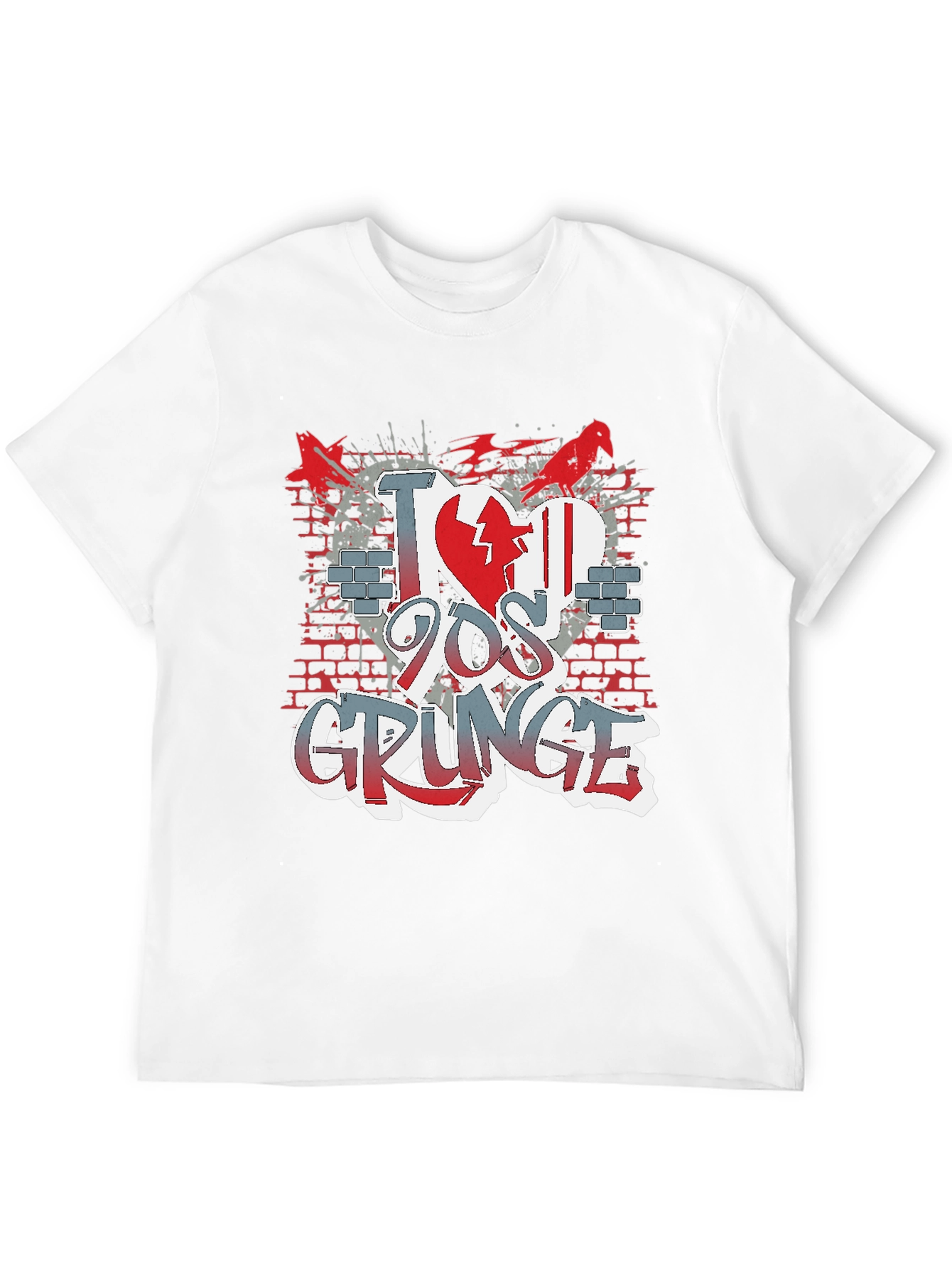 I Love 90s Grunge Graphic T-Shirt