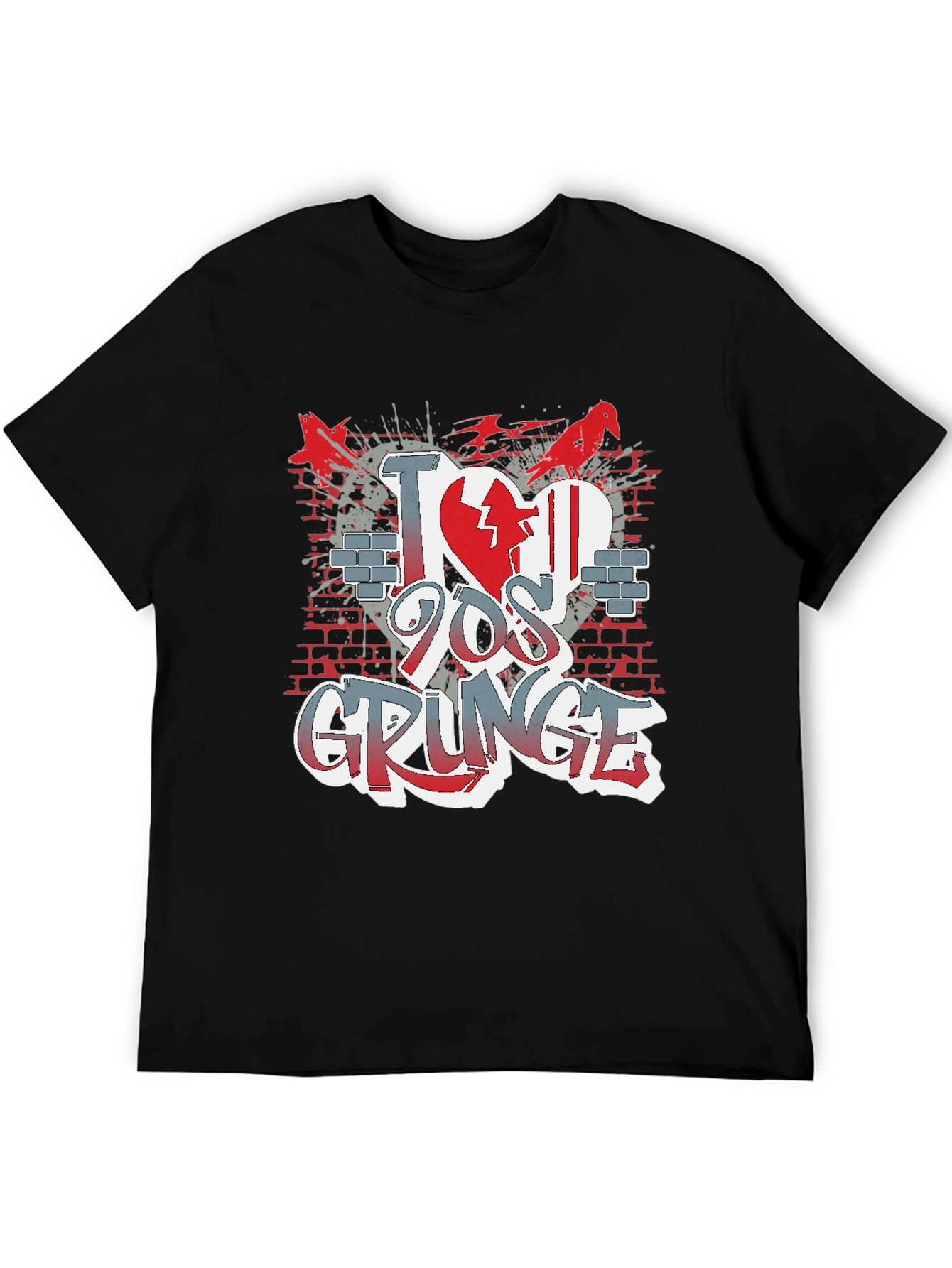 I Love 90s Grunge Graphic T-Shirt