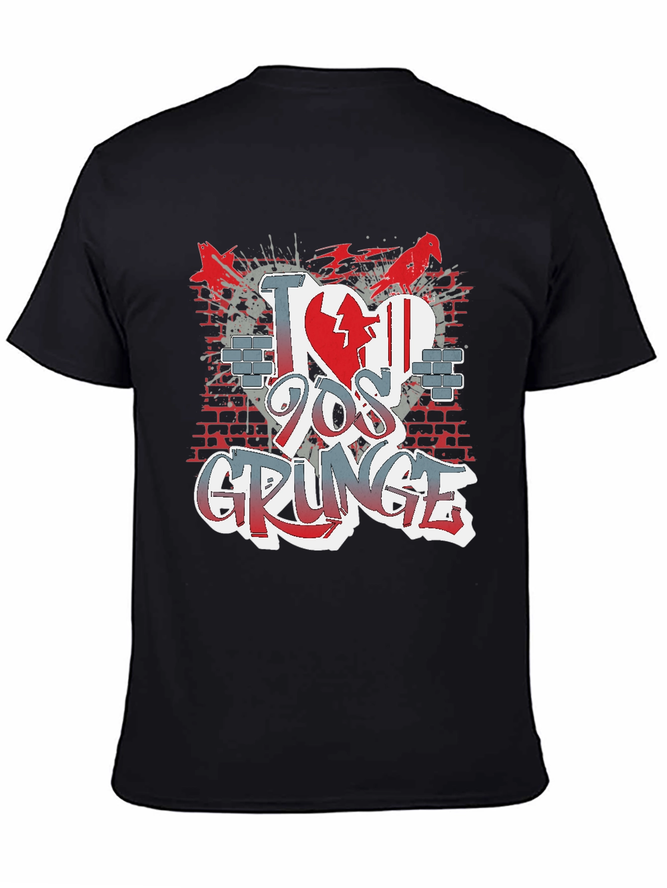 I Love 90s Grunge Graphic T-Shirt