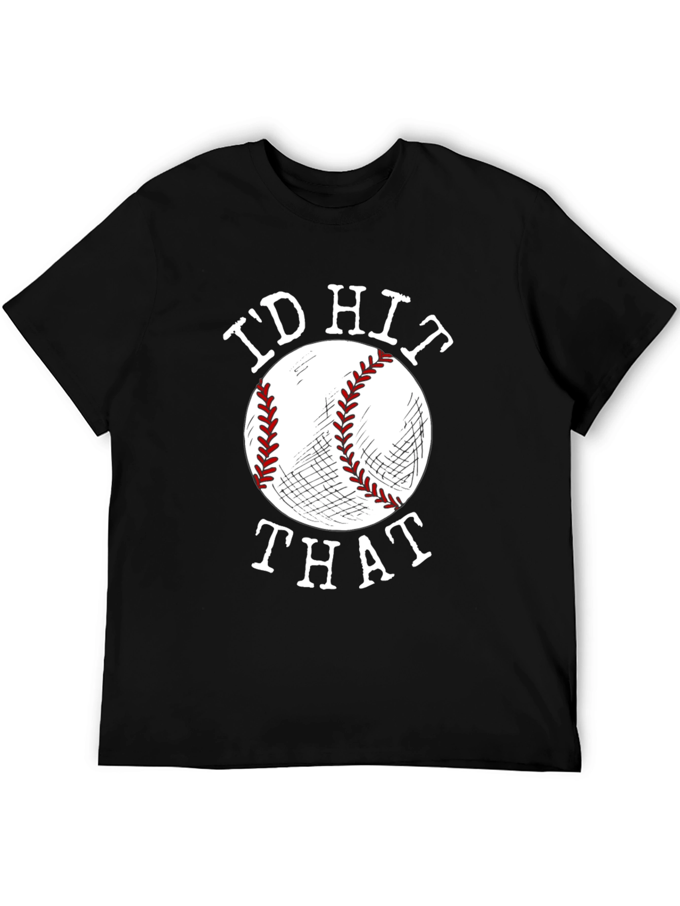Id Hit That Baseball Graphic Tee