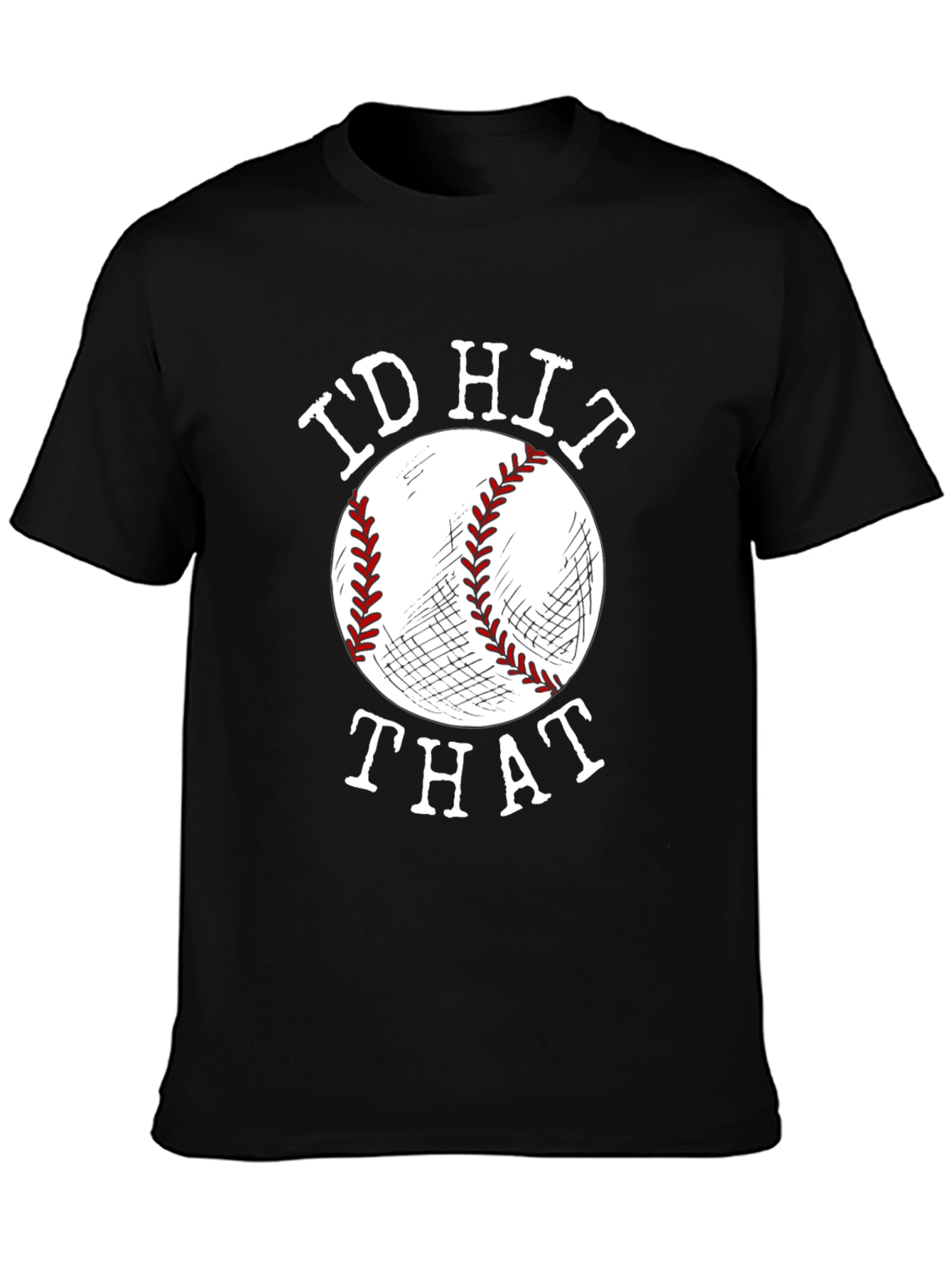 Id Hit That Baseball Graphic Tee