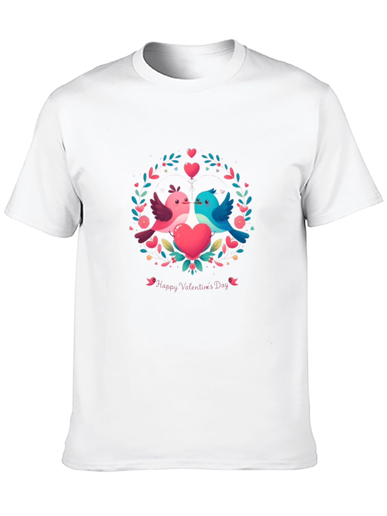 Valentines Day Birds Graphic Tee