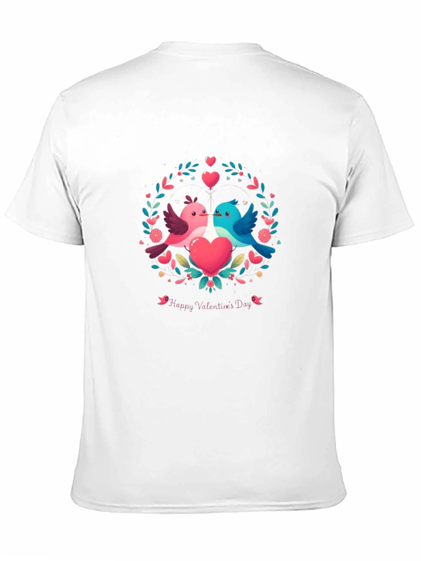 Valentines Day Birds Graphic Tee
