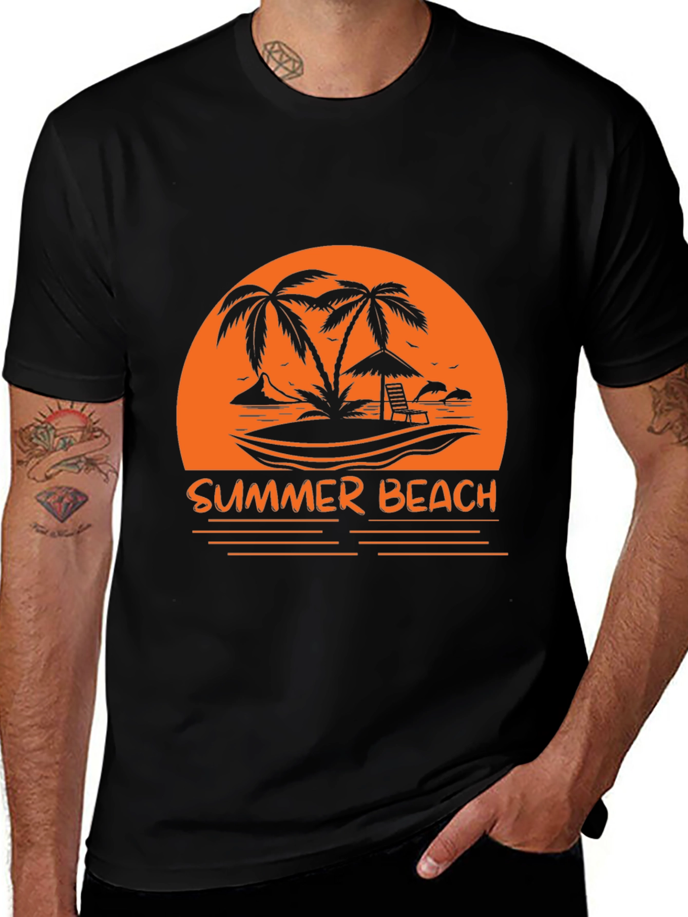 Summer Beach Graphic Tee - Vacation Vibes