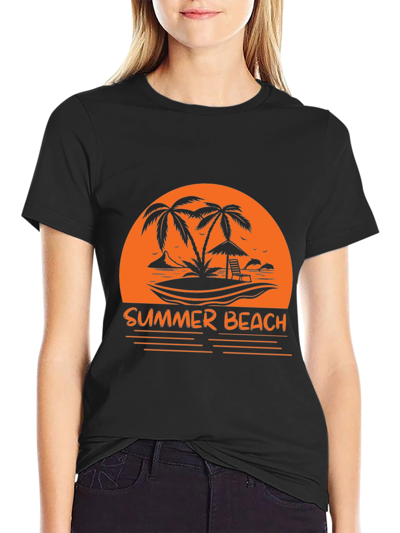 Summer Beach Graphic Tee - Vacation Vibes