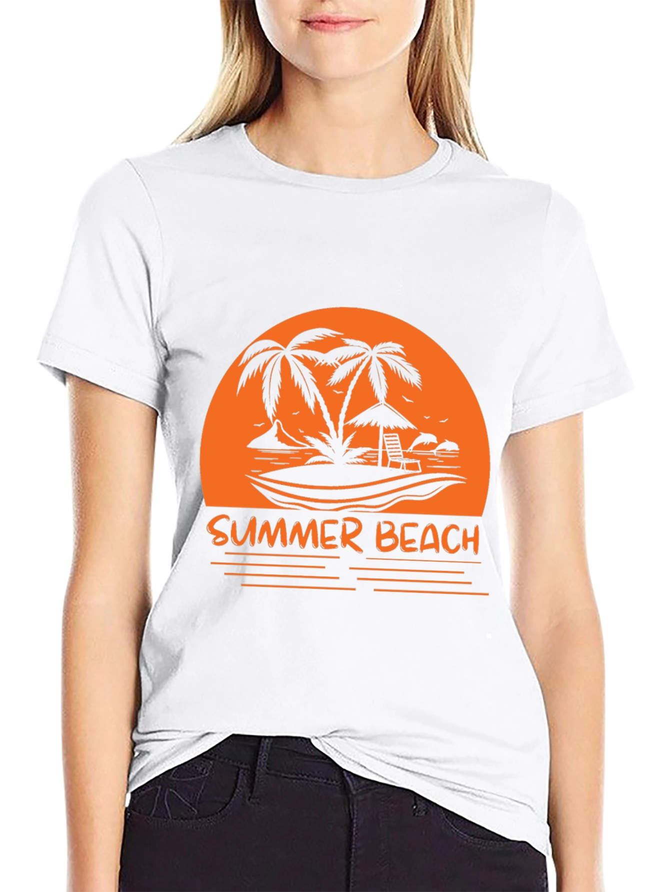 Summer Beach Graphic Tee - Vacation Vibes