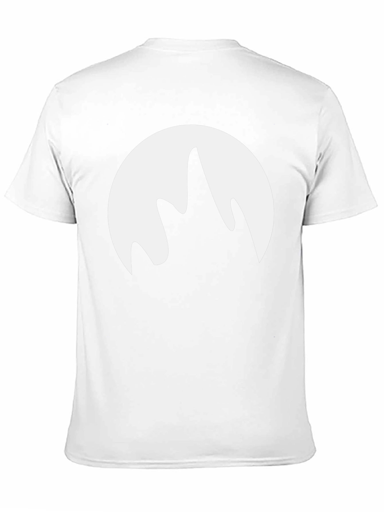 Abstract Mountain Graphic Tee - Black