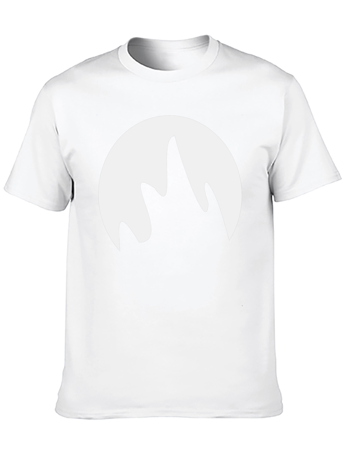 Abstract Mountain Graphic Tee - Black