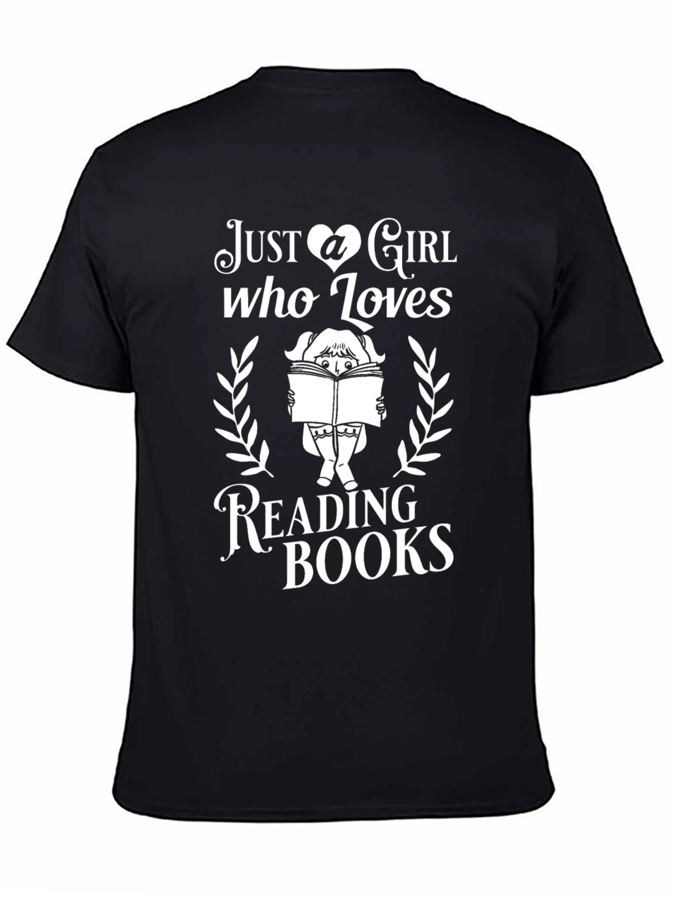 Just a Girl Who Loves Reading Books T-Shirt