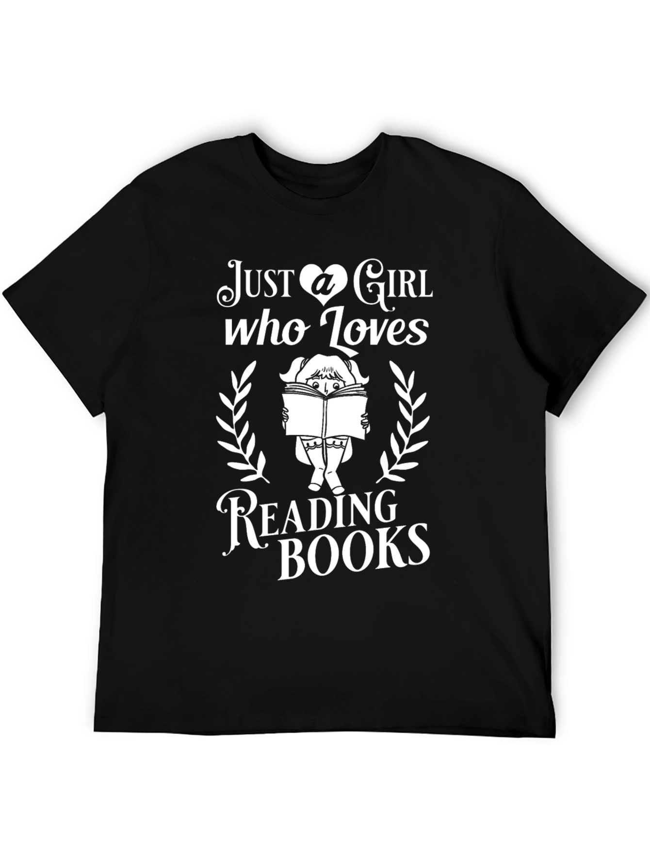 Just a Girl Who Loves Reading Books T-Shirt