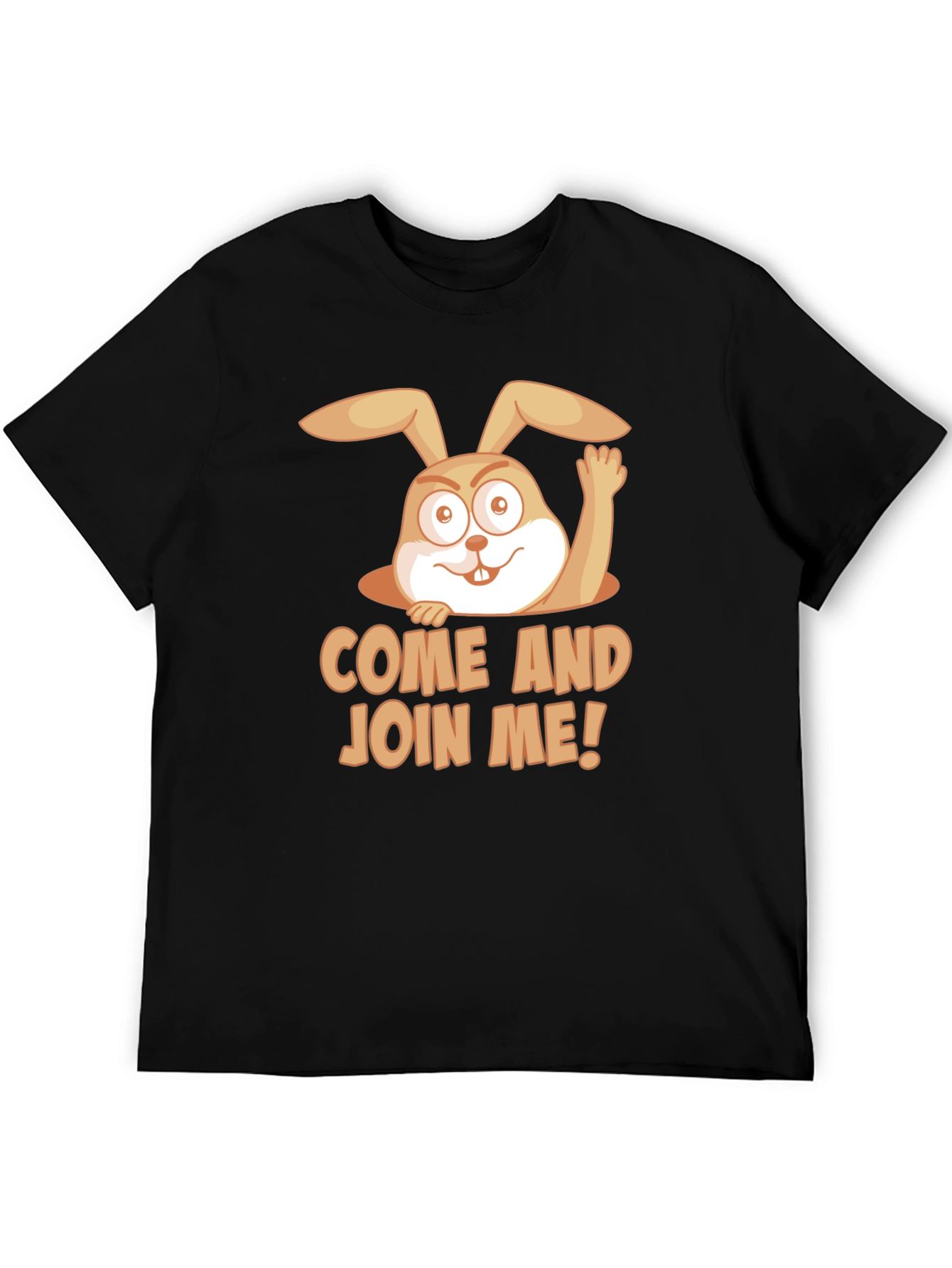 Come and Join Me! Rabbit Graphic T-Shirt
