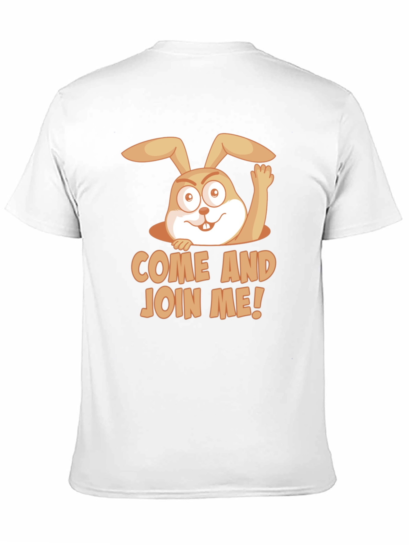 Come and Join Me! Rabbit Graphic T-Shirt