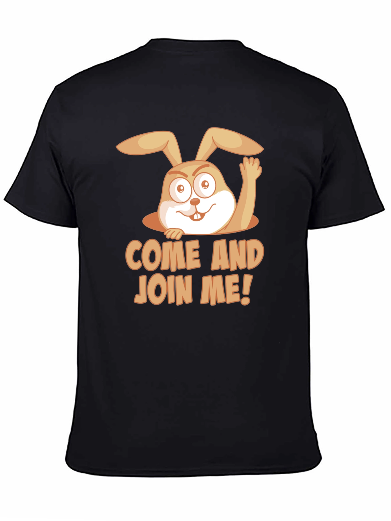 Come and Join Me! Rabbit Graphic T-Shirt