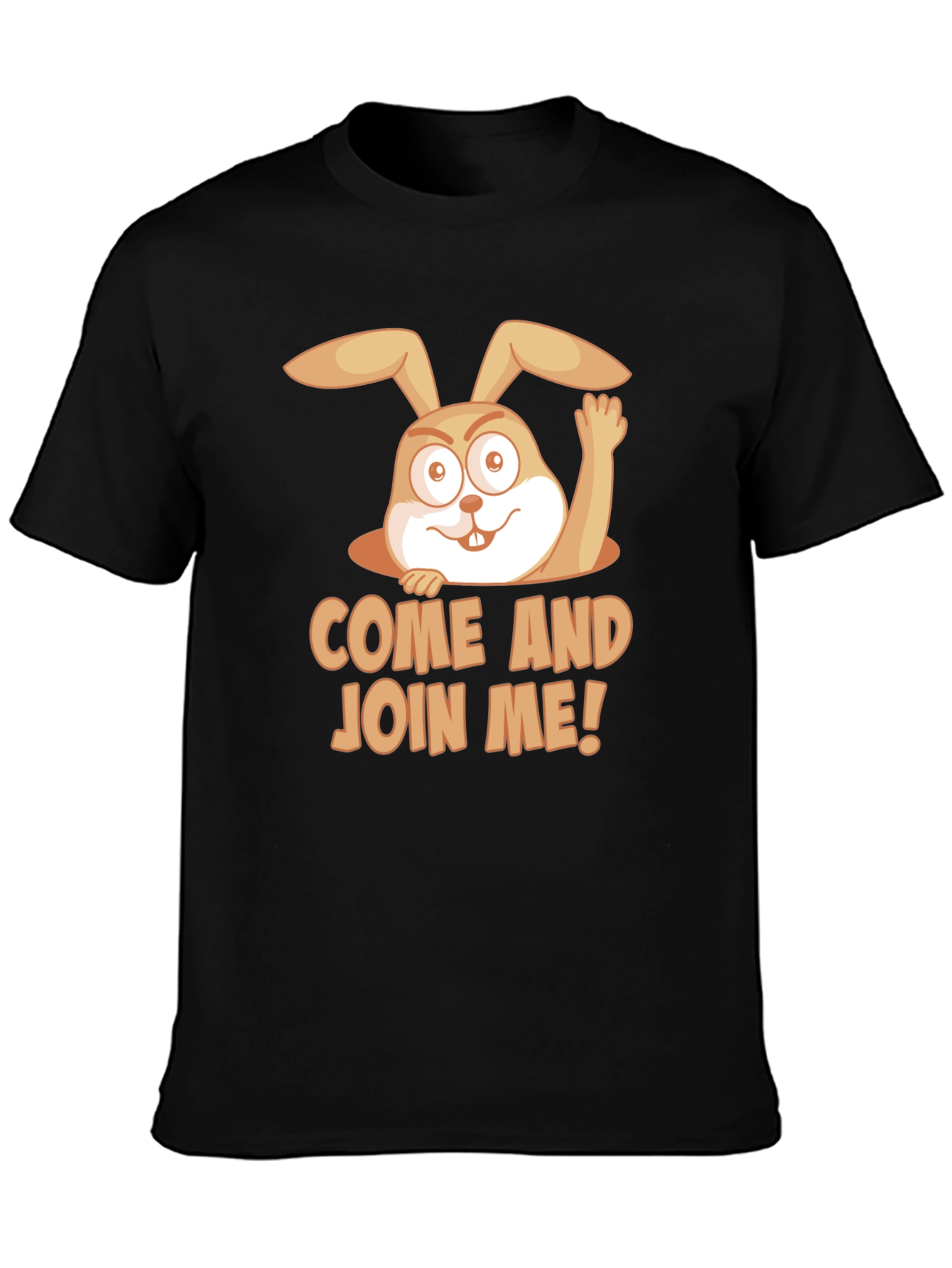 Come and Join Me! Rabbit Graphic T-Shirt