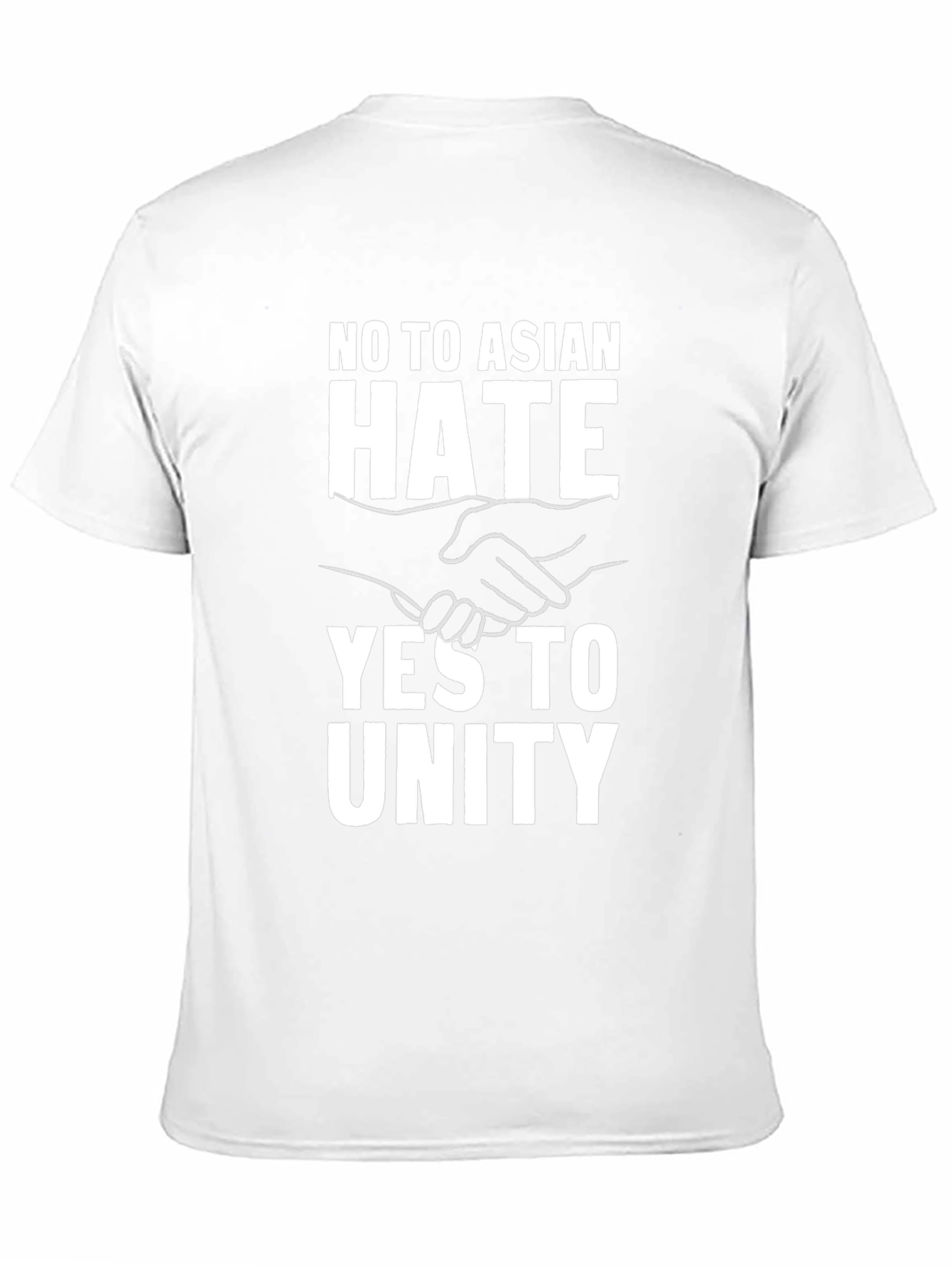No Asian Hate Yes To Unity Black T-Shirt