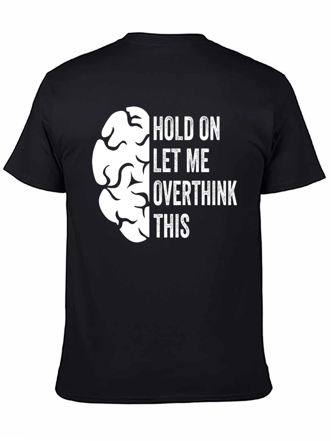 Overthink Brain Graphic Tee - Funny Sarcastic T-Shirt