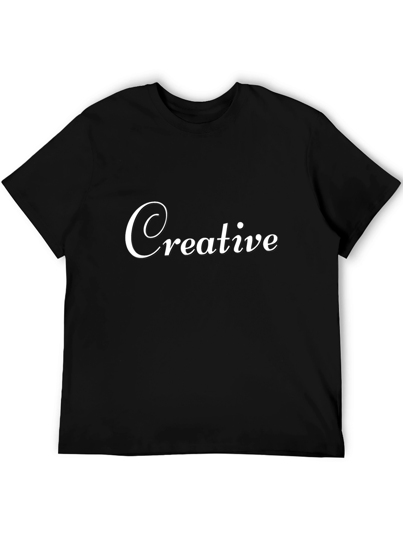 Creative Black T-Shirt