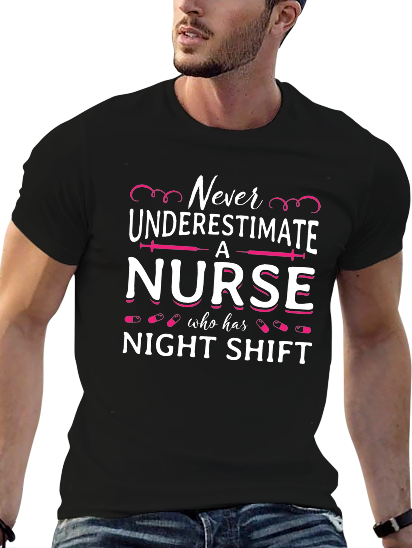 Never Underestimate a Nurse T-Shirt