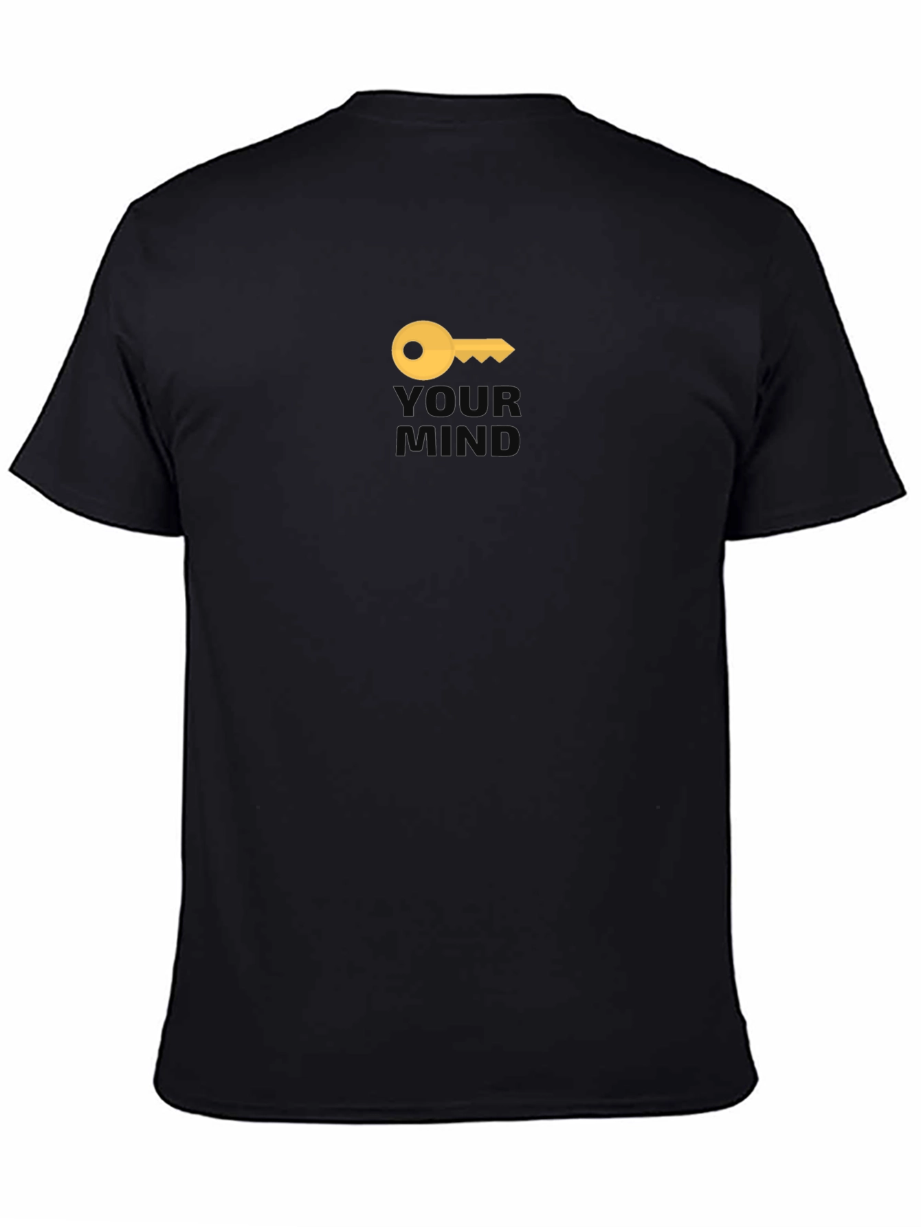 Unlock Your Mind T-Shirt - Black Cotton Blend Tee