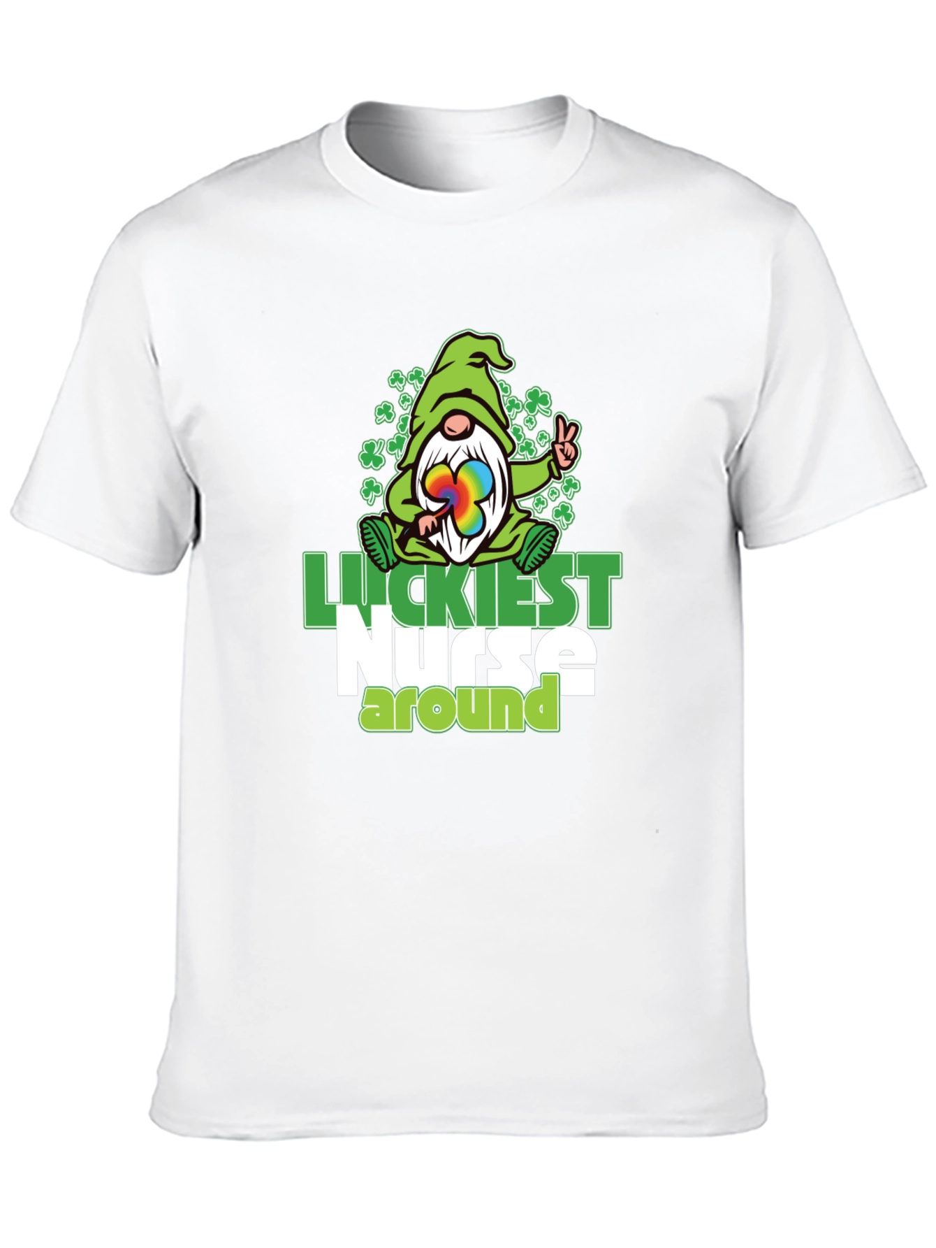 Luckiest Nurse Around T-Shirt St. Patricks Day