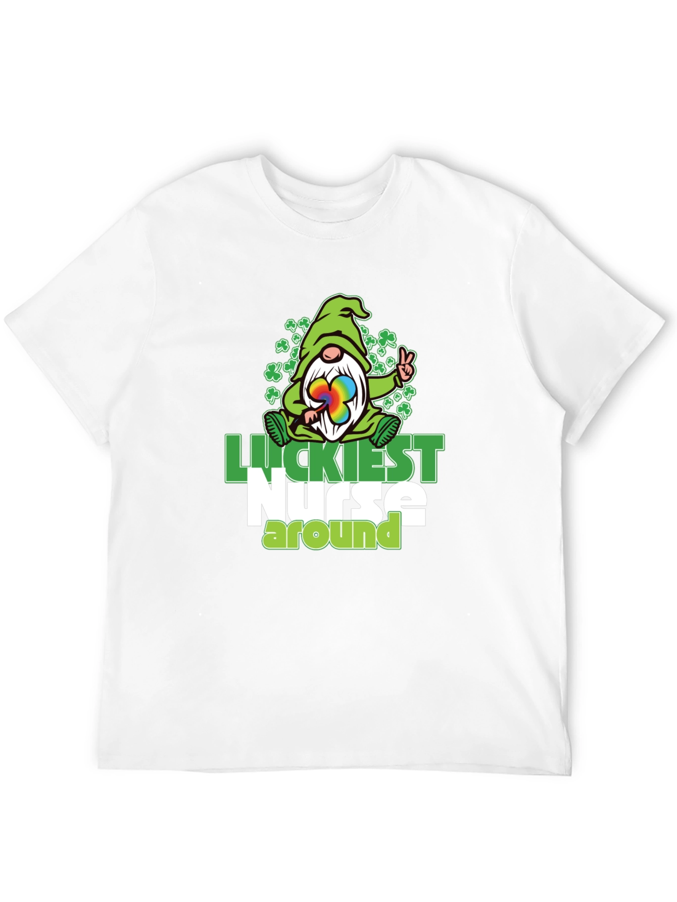 Luckiest Nurse Around T-Shirt St. Patricks Day