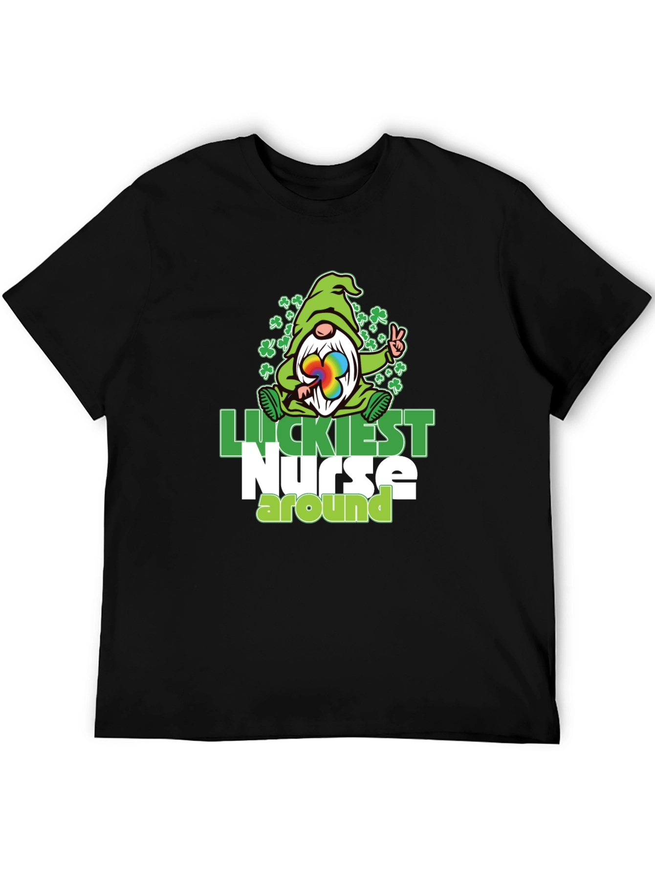 Luckiest Nurse Around T-Shirt St. Patricks Day