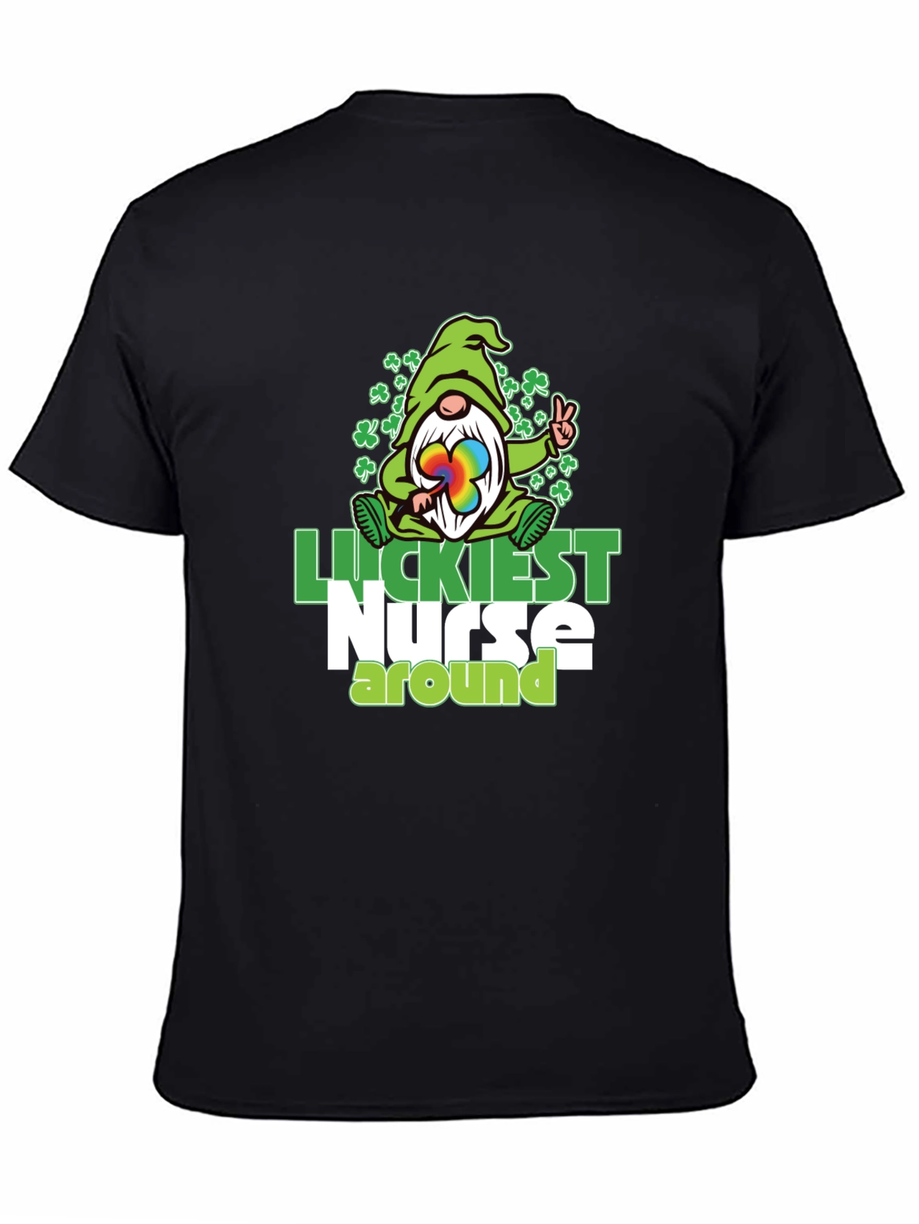 Luckiest Nurse Around T-Shirt St. Patricks Day