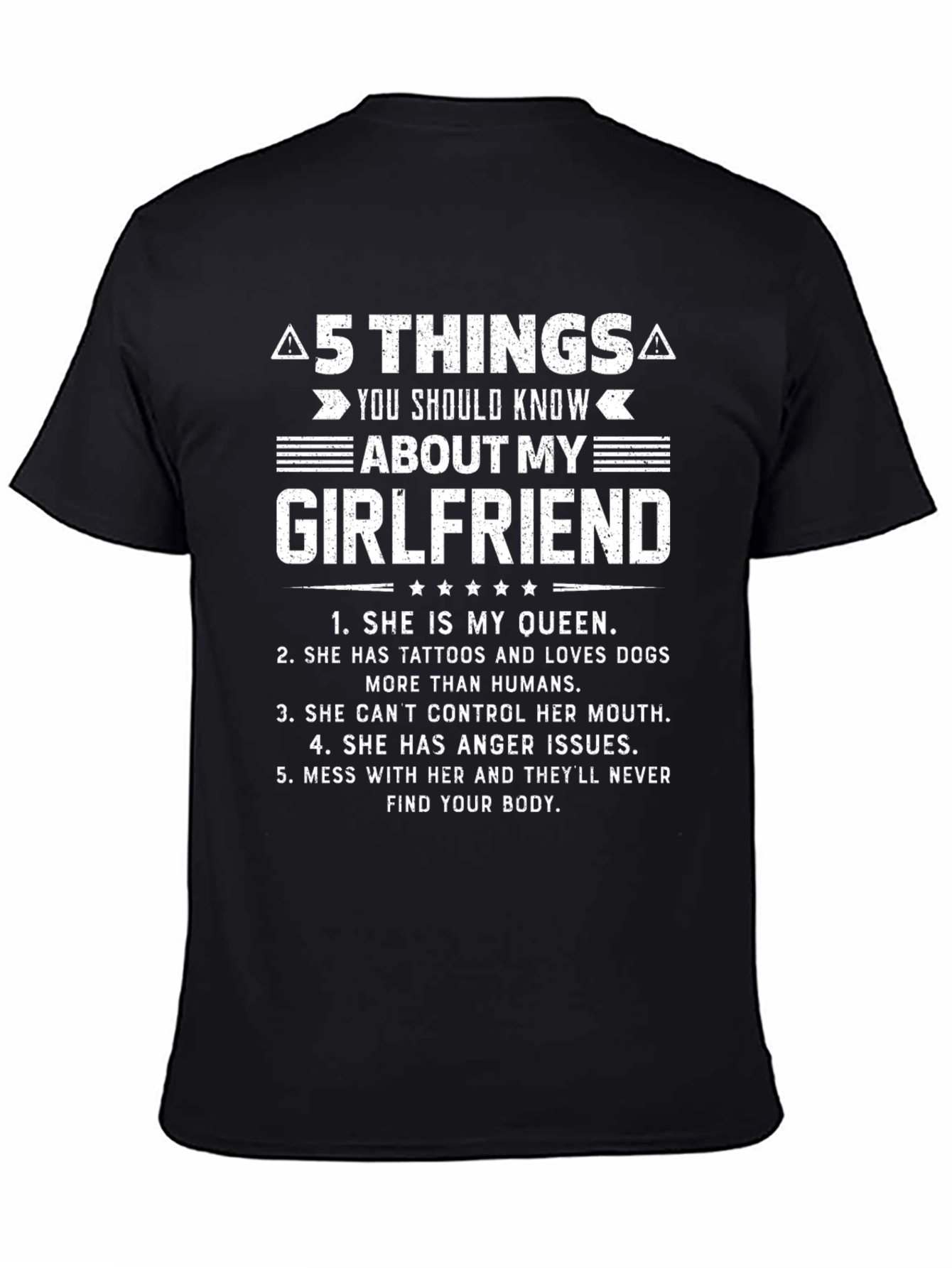5 Things About My Girlfriend T-Shirt