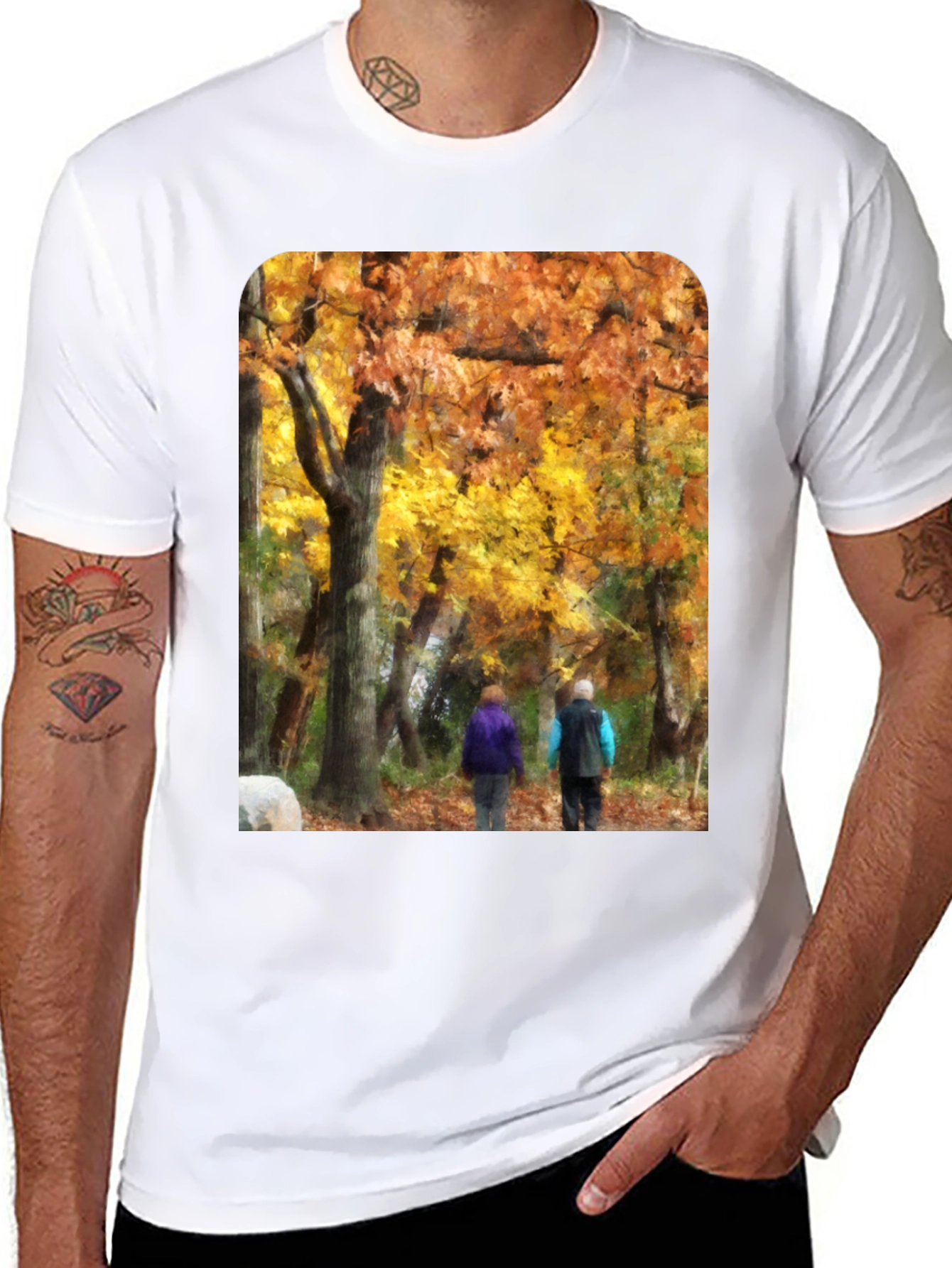 Autumn Forest Walk T-Shirt