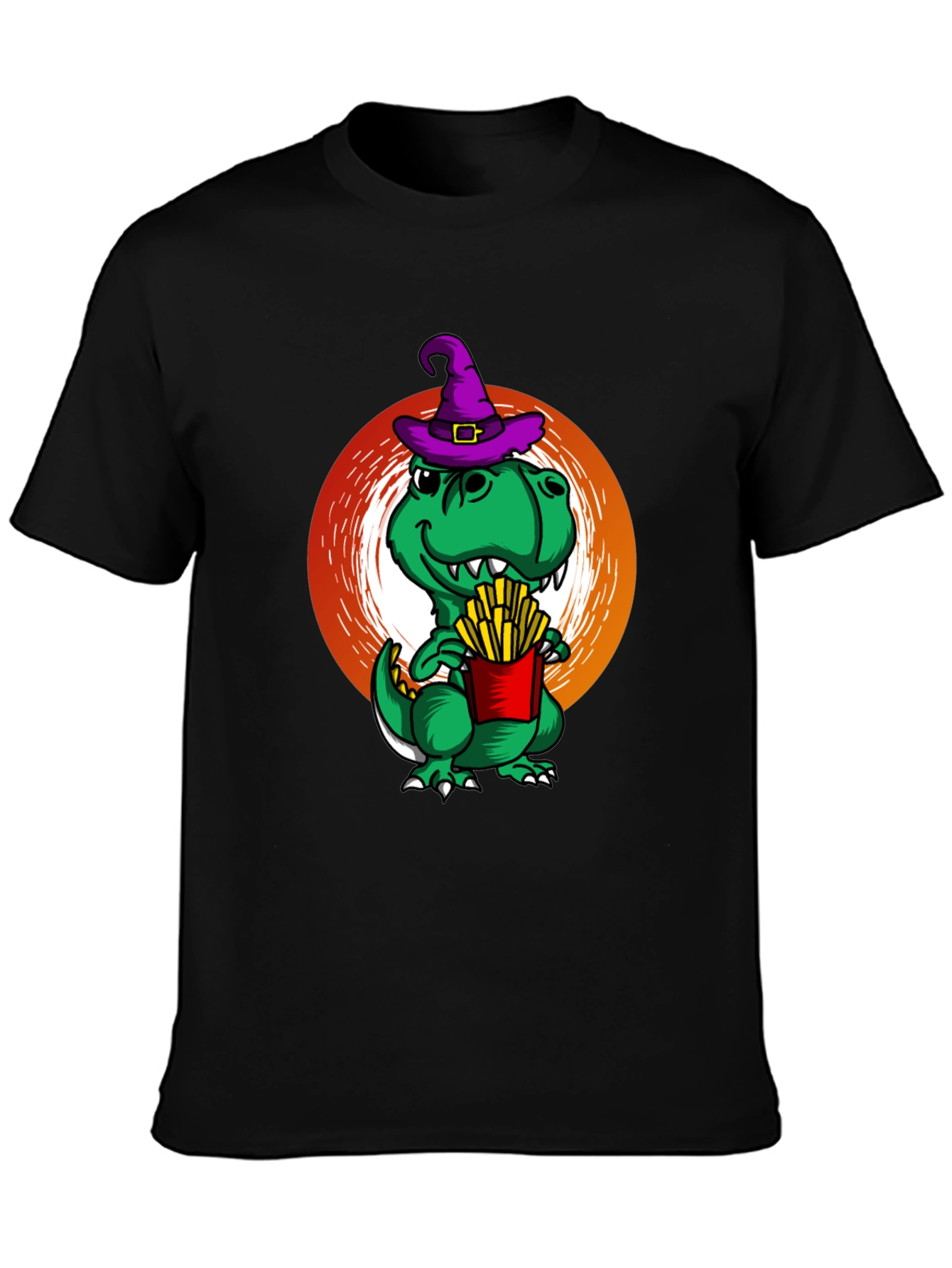 Dino Witch French Fry T-Shirt