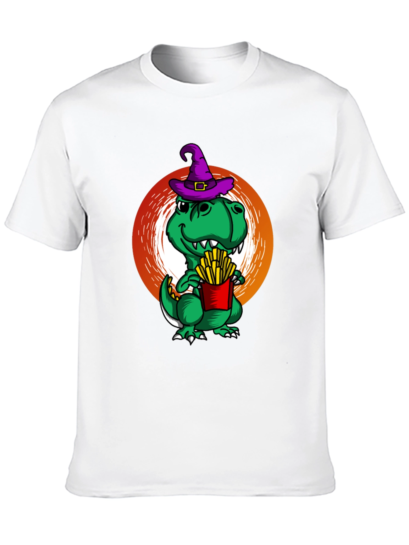 Dino Witch French Fry T-Shirt