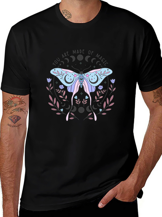 Mystical Moth Graphic T-Shirt - You are Made of Magic