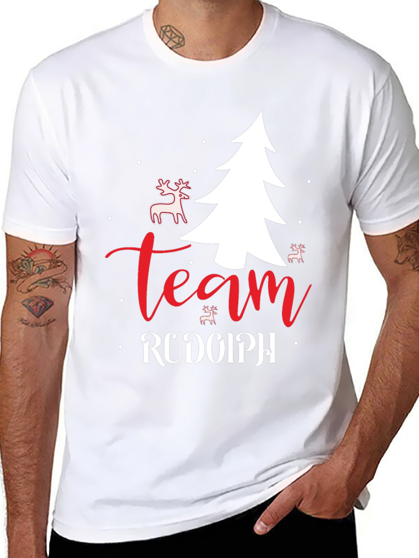Team Rudolph Holiday Graphic Tee
