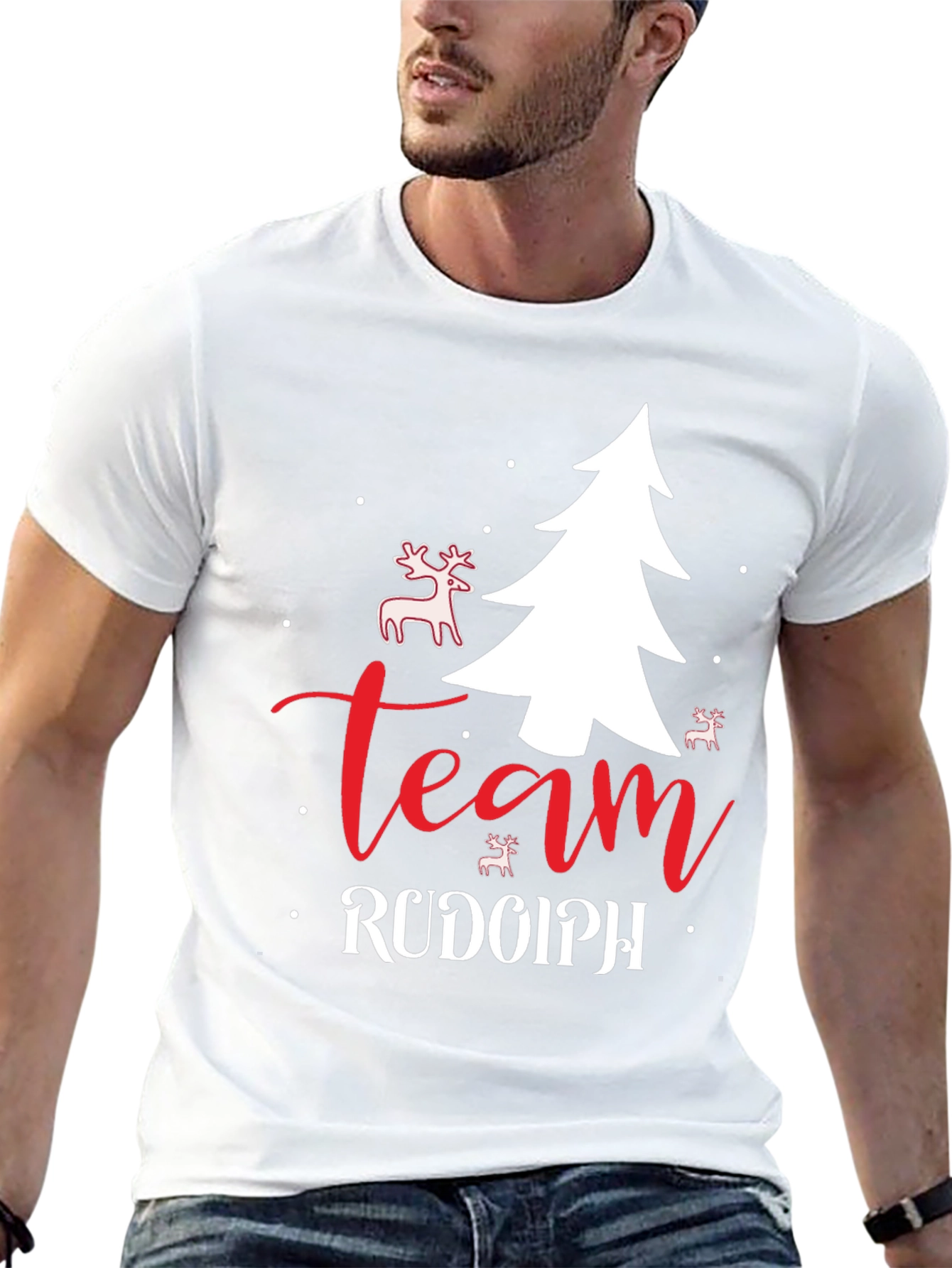 Team Rudolph Holiday Graphic Tee